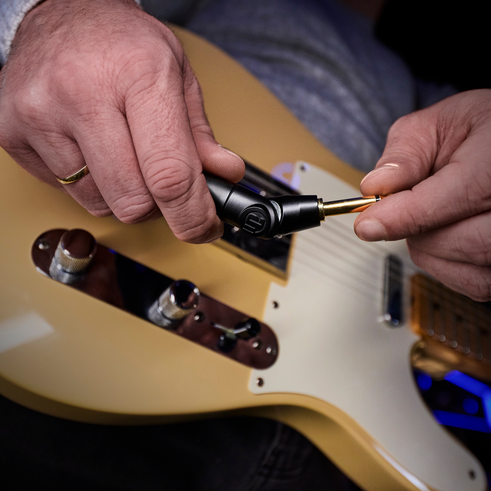 Adam Hall 5-Star Instrumenten-Kabel 3m FLIPJACK Klinke gerade & gewinkelt