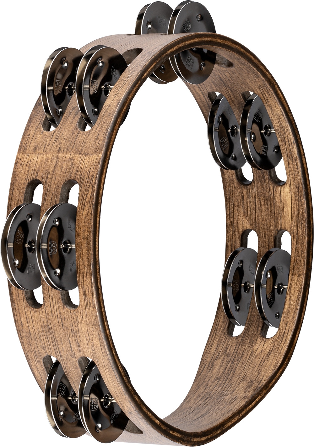 MEINL Percussion Compact Wood Series Tambourine 8"