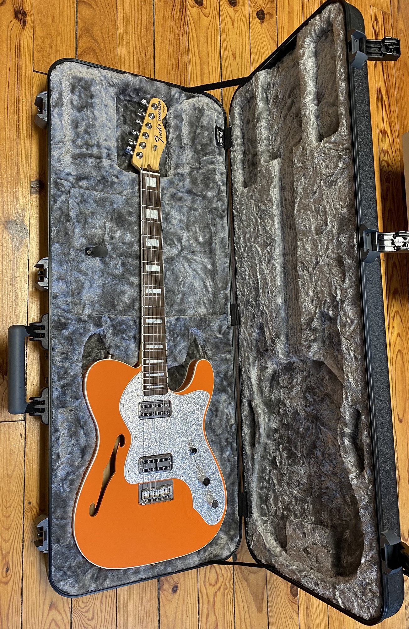 Fender 2018 Telecaster Thinline Super DLX LTD Orange -gebraucht-
