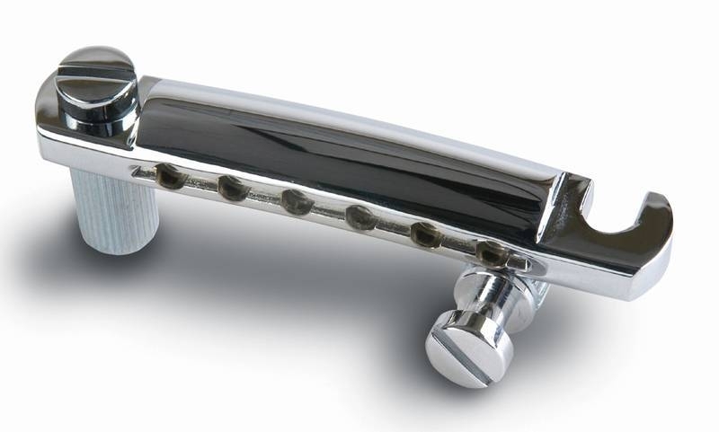 Gibson Stop Bar With Studs & Inserts Chrome