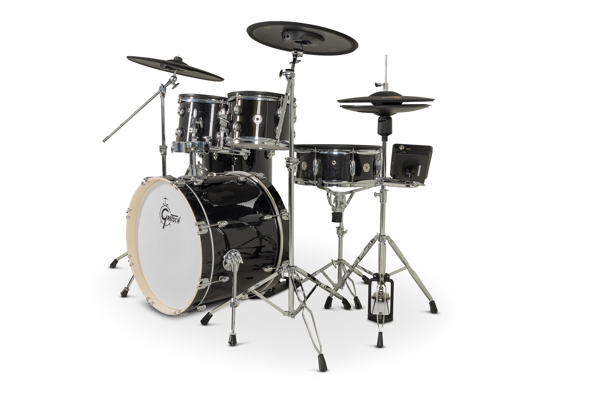 Gretsch Catalina Evo 5pc E-Drum Set Black Sparkle