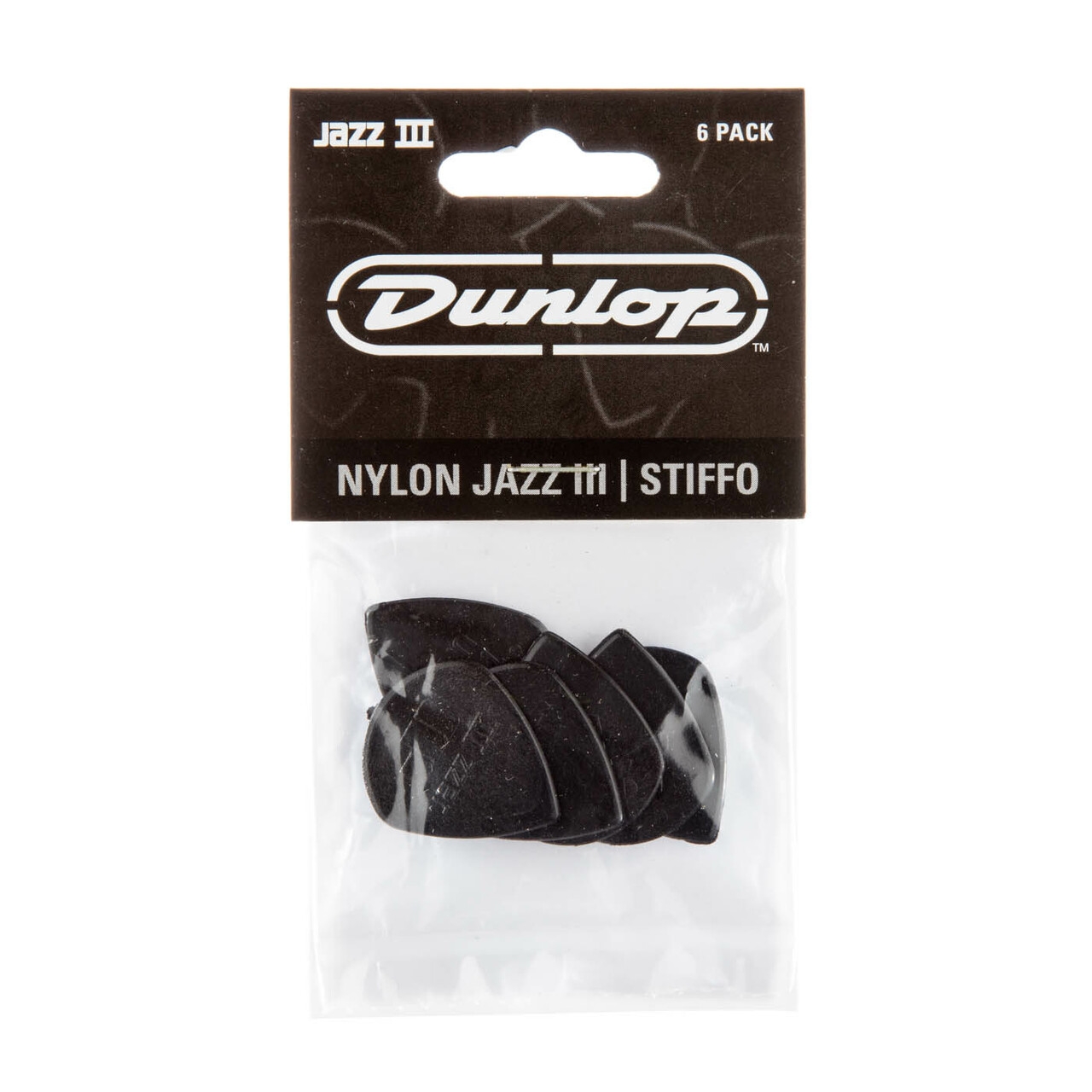 Dunlop Nylon Jazz III Player's Pack 1.38 schwarz
