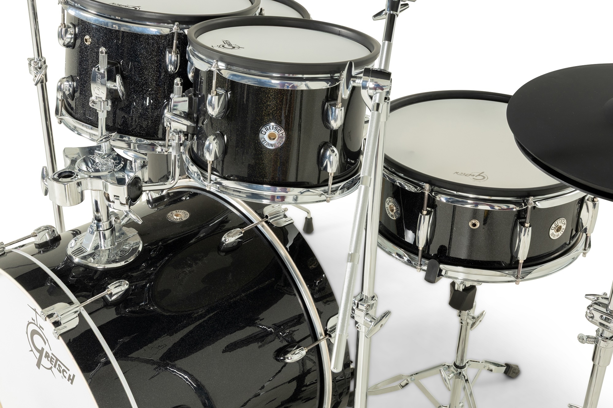 Gretsch Catalina Evo 5pc E-Drum Set Black Sparkle