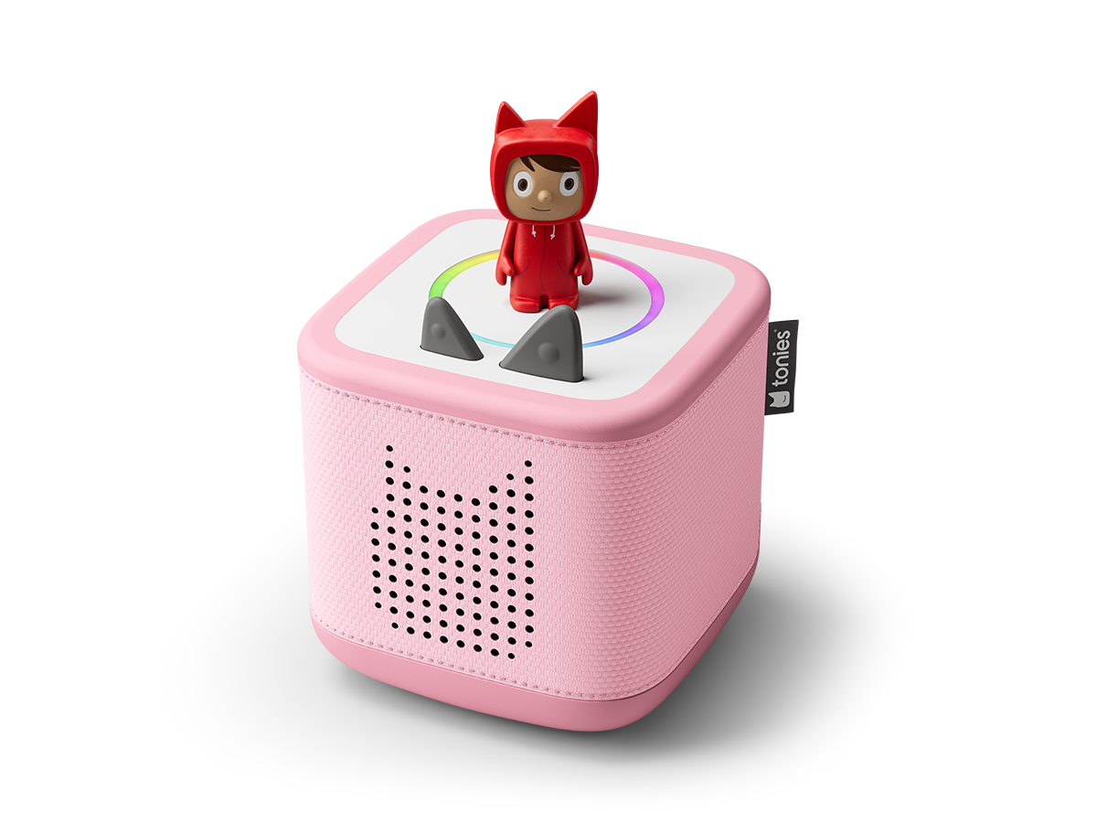 Tonies Toniebox 2 Rosa Starter Set Kreativ-Tonie Rot