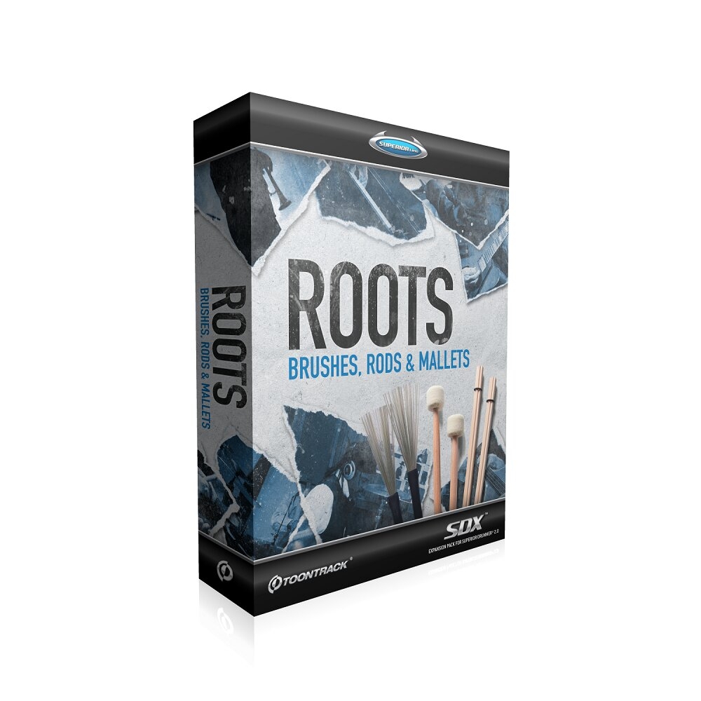 Toontrack SDX Roots - Brushes, Rods & Mallets