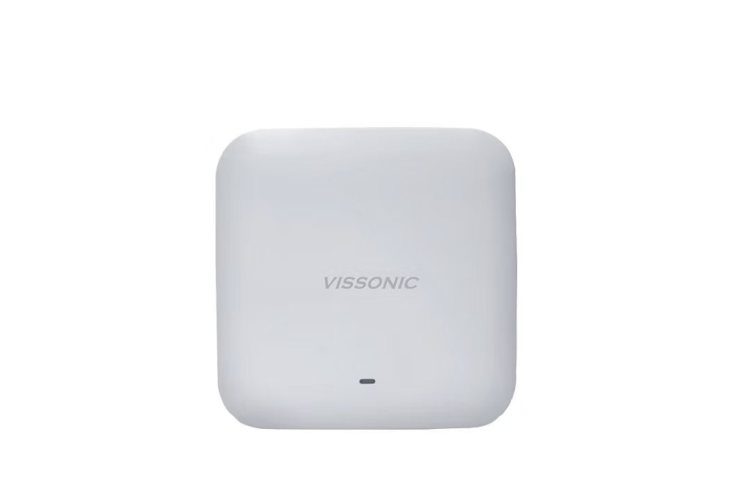 Vissonic VIS-AP4C Drahtloser 5G WiFi Access Point für bis zu 40 Drahtlos-Sprechstellen, Anschluss über CAT5-Verkabelung, digitale 128-Bit-Verschlüsselung mit WPA2-Schlüssel