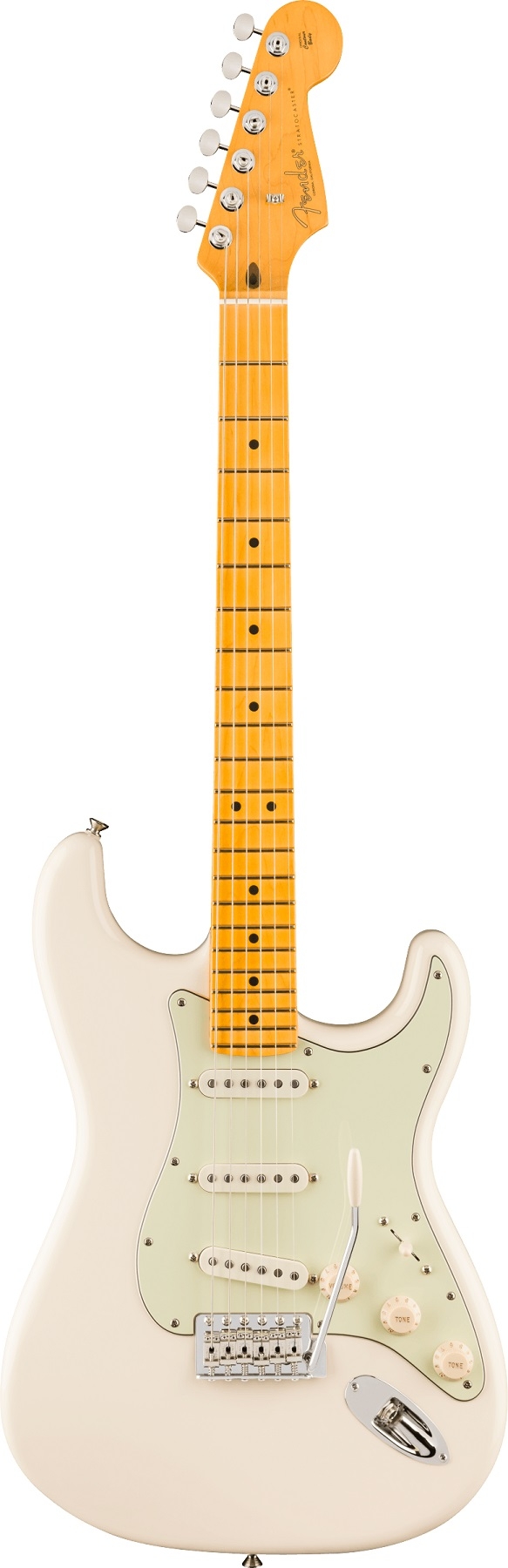 Fender Limited Edition AM Pro Classic Stratocaster Silent System MN Olympic White