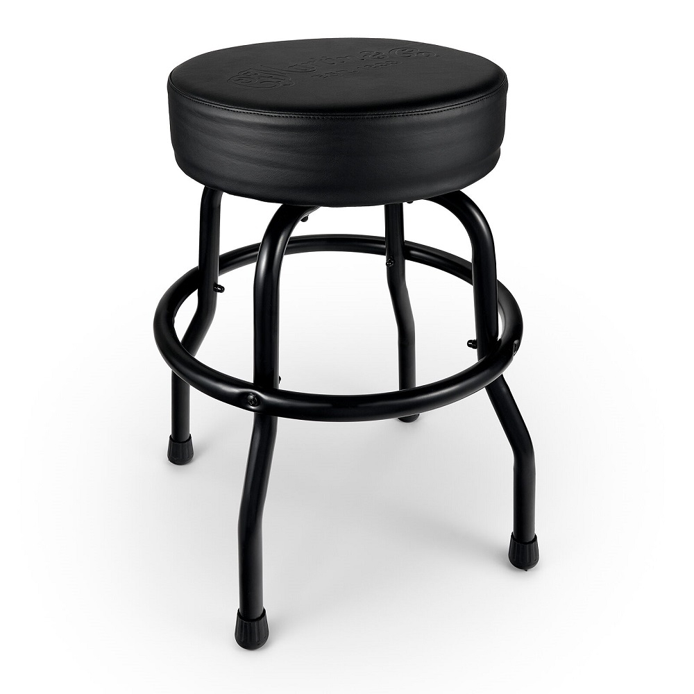 Martin Bar Stool Black mit Black Logo