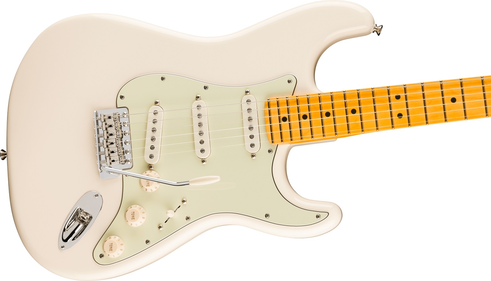 Fender Limited Edition AM Pro Classic Stratocaster Silent System MN Olympic White