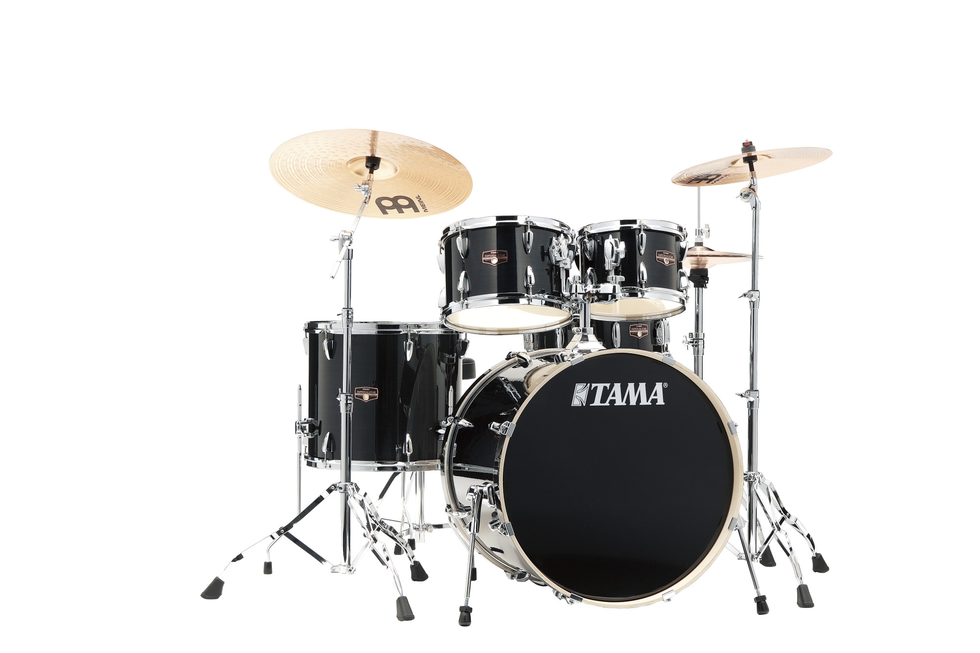 TAMA Imperialstar Drumset 5 teilig - Hairline Black
