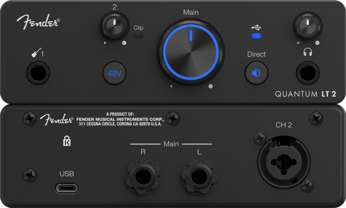 Fender Quantum LT 2 USB-C Audio Interface
