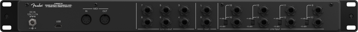 Fender Quantum LT 16 USB-C Audio Interface