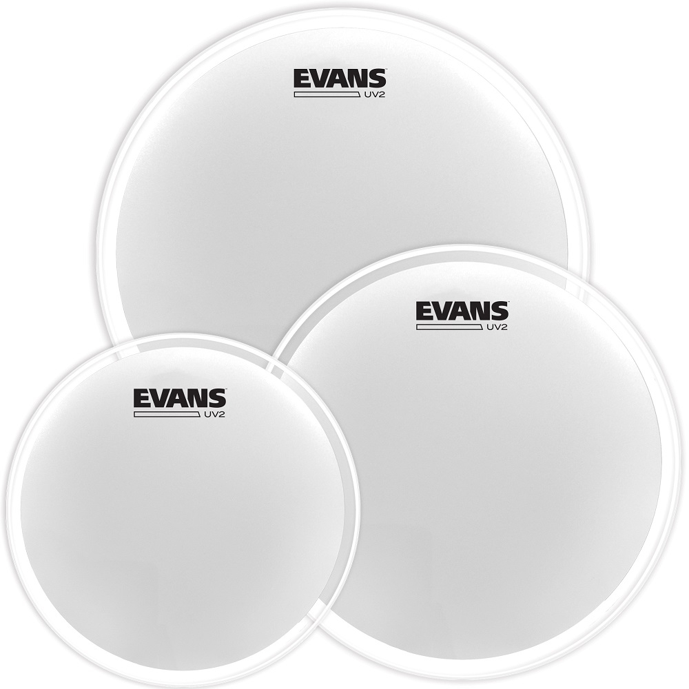 Evans UV2 coated Fellset Rock 10" , 12", 16"