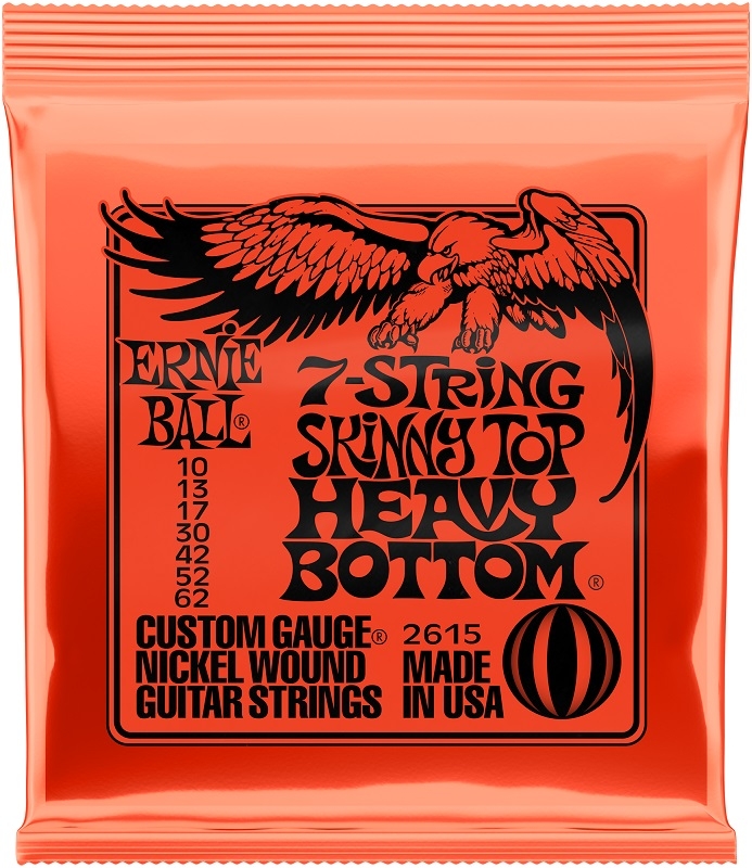Ernie Ball 7-String Skinny Top Heavy Bottom 10-62