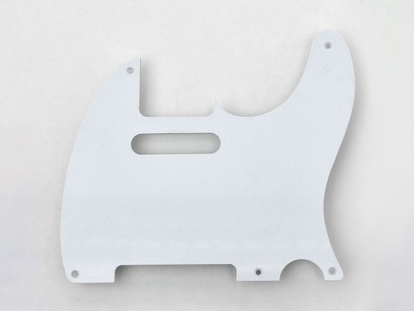 Göldo Pickguard Tele, weiß 1-lagig, 5-Loch