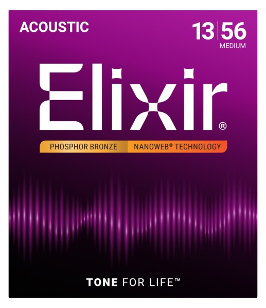Elixir Nanoweb 16102 Phosphor Medium 13-56
