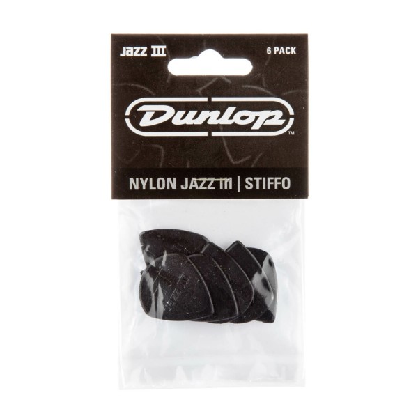 Dunlop Nylon Jazz III Player's Pack 1.38 schwarz