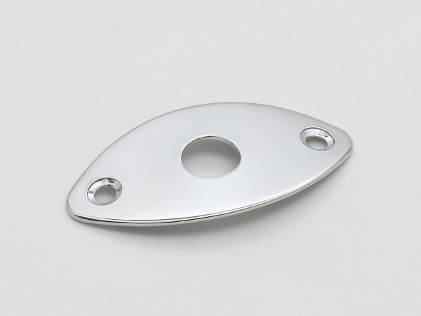 Göldo Buchsenblech, oval, chrom