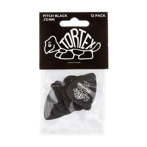 Dunlop Tortex Pitch Black Standard Player's Pack .73