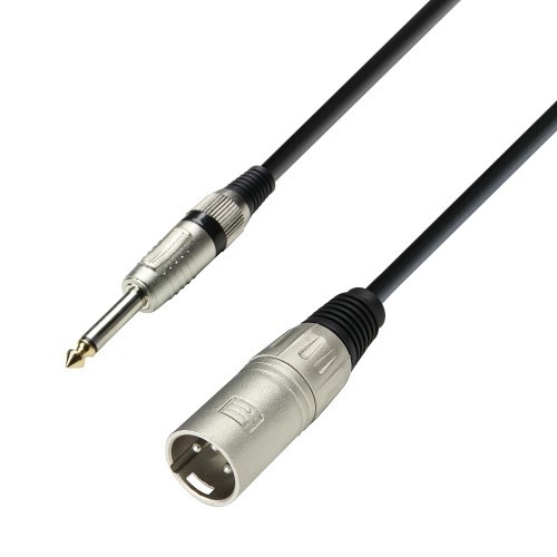 Adam Hall 3-Star Mikrofon-Kabel 6m, XLR Male Klinke