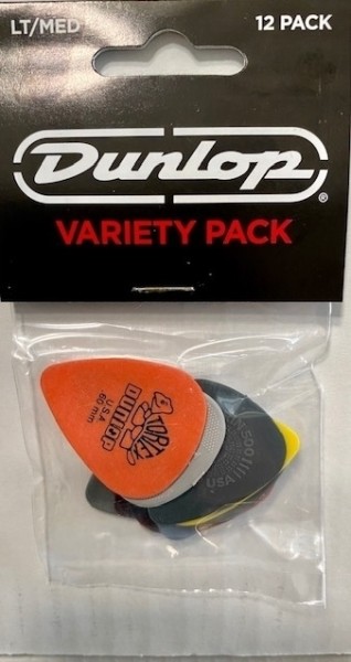 Dunlop Variety Pick 12 Players Pack LT/MED