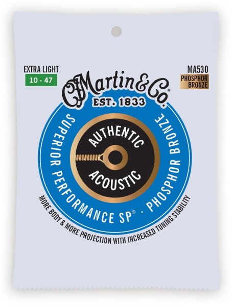 Martin MA530 Phosphor Bronze Extra Light 10-47