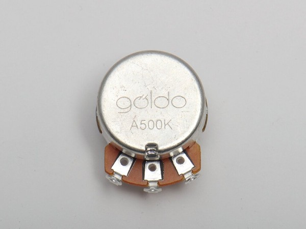 Göldo Poti 500 kOhm A, log, 8mm