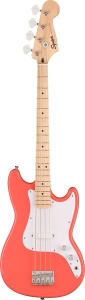 Squier Sonic Bronco Bass Tahitian Coral
