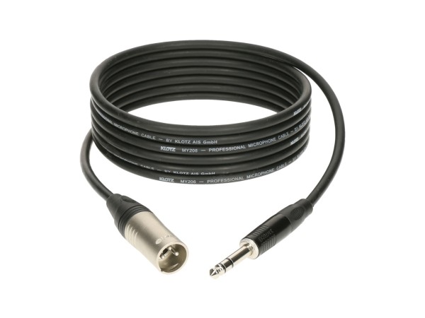 Klotz Mikrofonkabel Sym. XLR male - Stereo Klinke 10m