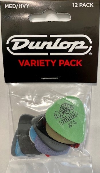Dunlop Variety Pick 12 Players Pack Med/Hvy