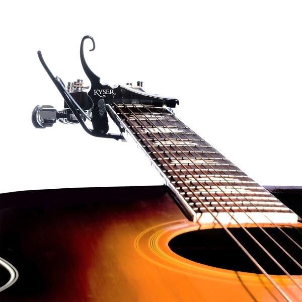 Kyser Quick Change Capo Acoustic Schwarz