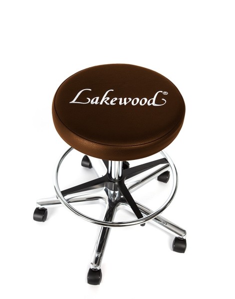 Lakewood Gitarrenhocker braun Echtleder