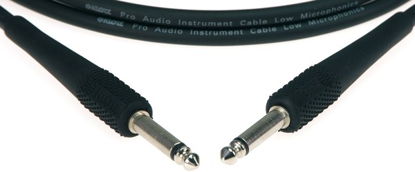 Klotz KIK Instrumentenkabel 1,5m Schwarz