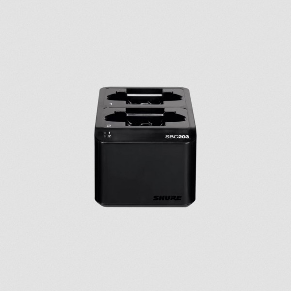 Shure SBC203 2-Weg Docking Station mit Netzteil für SLXD