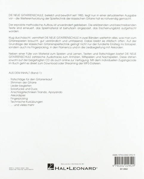 Die neue Gitarrenschule 1 (+audio online)