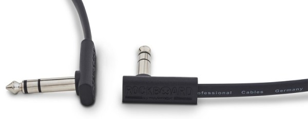 RockBoard Flat TRS Cable 15 cm Stereo