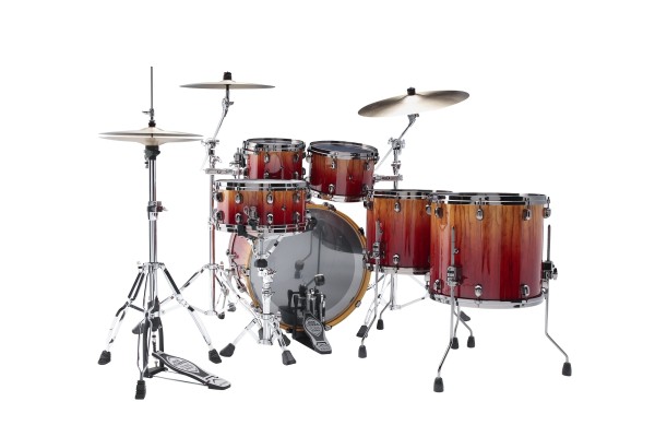 TAMA Starclassic Walnut/Birch 5 Pcs Shell Kit Vermilion Bosse Fonce Fade