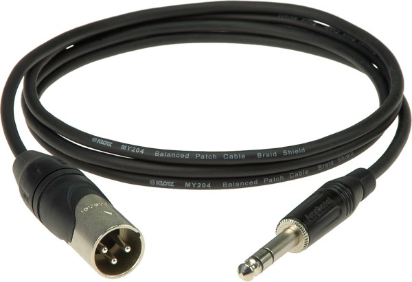 Klotz Instrumentenkabel sym 0,3m XLR-m - Klinke