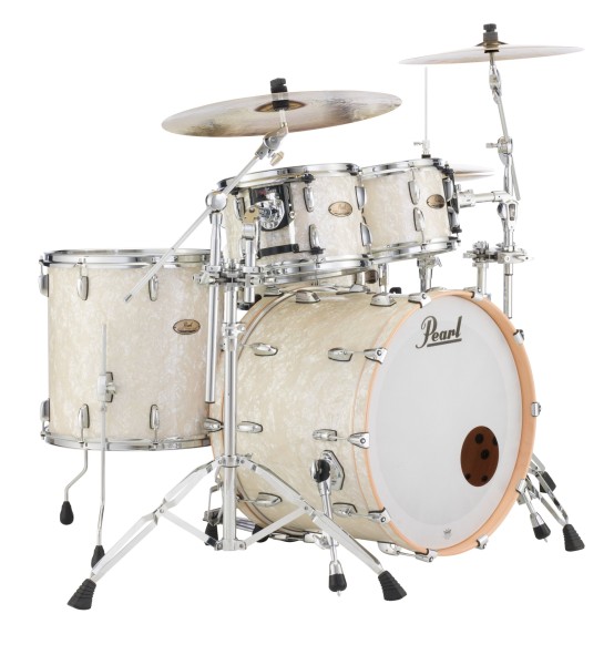 Pearl Session Studio Select 5pc Shell Set, Nicotine White Marine Pearl