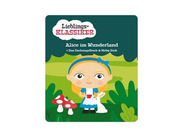 Tonies Alice im Wunderland + Das Dschungelbuch & Moby Dick