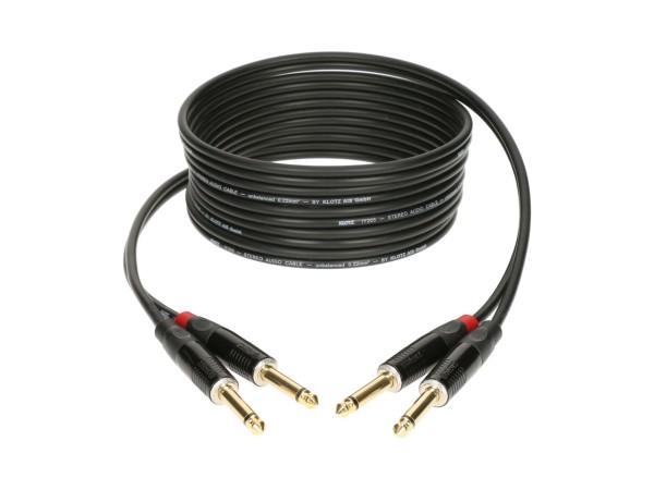 Klotz KMPP Pro Stereo Keyboard Kabel - Klinkenstecker gerade - gerade, 6m lang