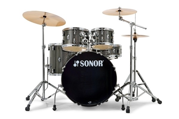 Sonor AQX Studio Drum Set Black Midnight Sparkle