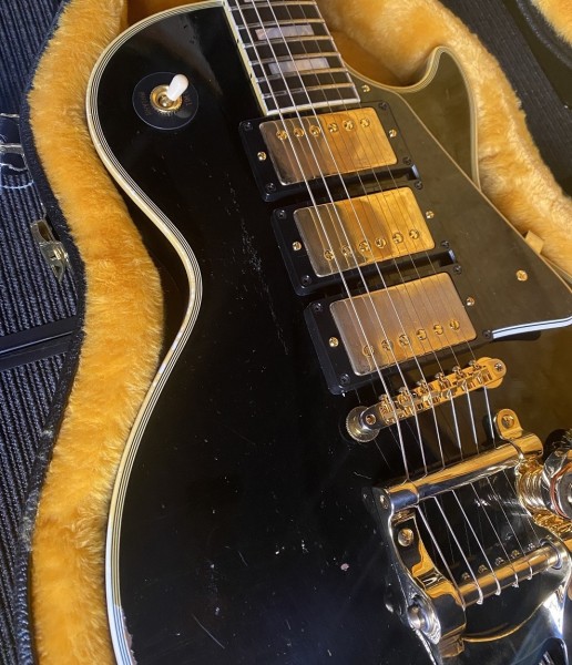 Gibson 1957 Les Paul Custom Reissue 3-Pickup Bigsby LA -Black Week Deal-