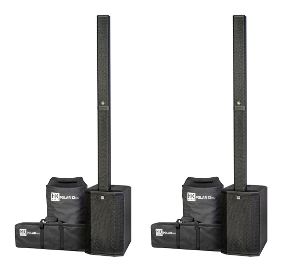 HK Audio POLAR 12 MK2 Stereo Bundle, Schwarz -Weihnachts Special-