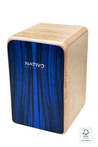 Nativo Mini-Cajon-Shaker Blau