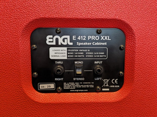 Engl 40th Anniversary LTD Pro Cabinet 4x12 XXL -Black Week Deal-