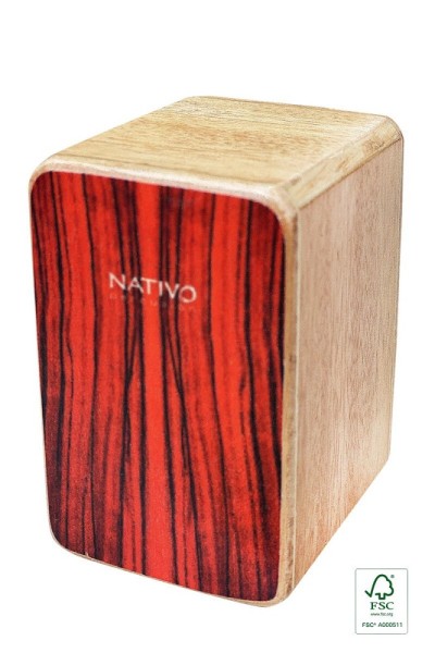 Nativo Mini-Cajon-Shaker Rot