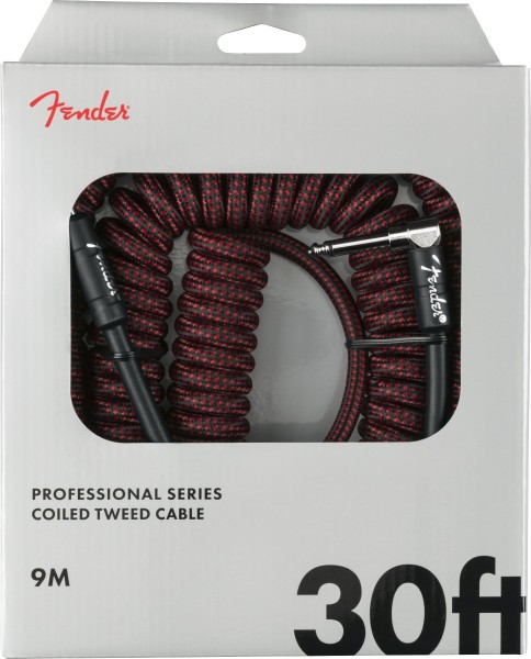 Fender Kabel Professional Coil Red Tweed