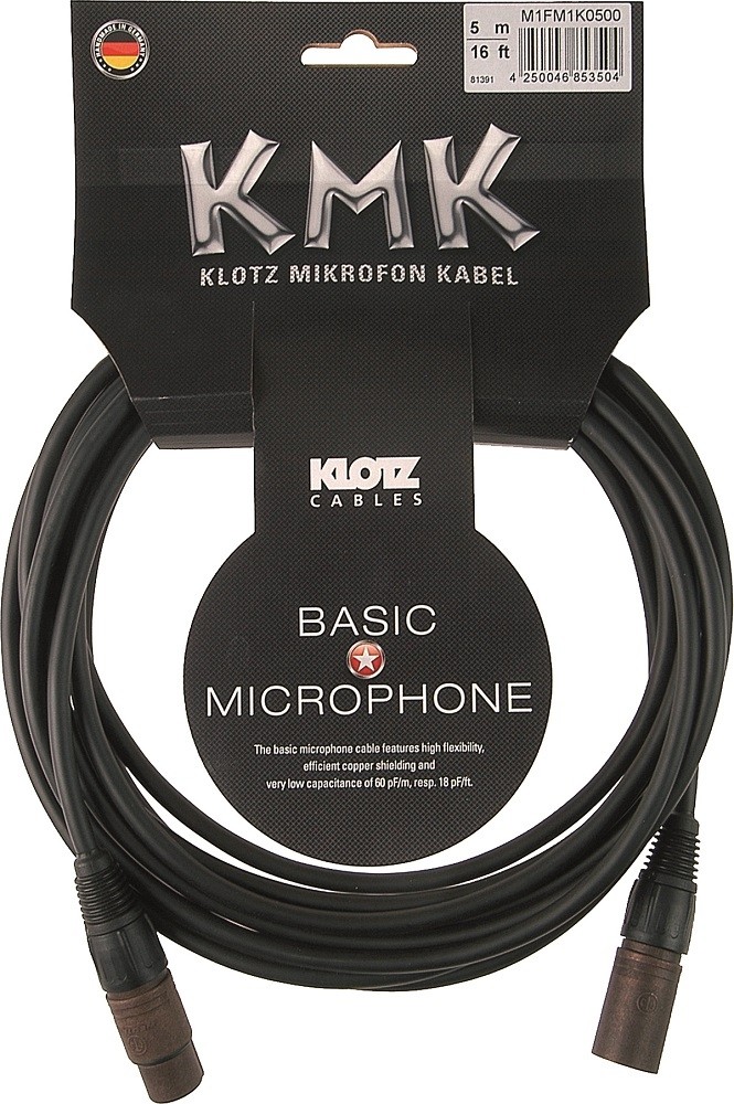 Klotz KMK Mikrofonkabel 3m