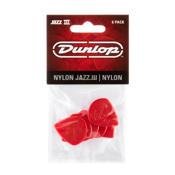 Dunlop Nylon Jazz III Player's Pack 1.38 rot